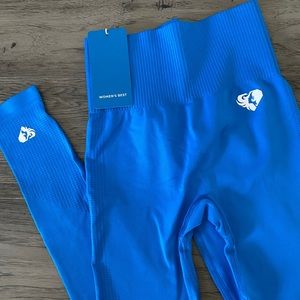 Women’s Best Power Seamless Leggings - Imperial Blue